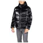 Ea7 Emporio Armani Black Polyester Jackets Coat 5