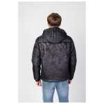 Ea7 Emporio Armani Black Polyester Jackets Coat 6