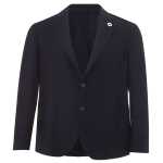 Elegant Blue Cotton Lardini Jacket 6