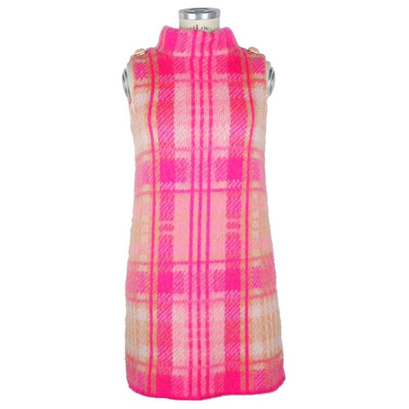 Elisabetta Franchi Fuchsia Marabou Women Dress, theFeinheit