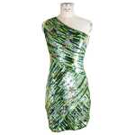 Elisabetta Franchi Green Polyamide Women Dress 2
