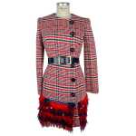 Elisabetta Franchi Red Cotton Women Dress 2