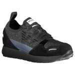 Emporio Armani Black Leather Women Sneaker