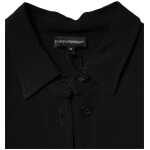 Emporio Armani Black Viscose Long Sleeves A Line Mini Dress 6
