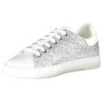Emporio Armani Silver Leather Women Sneaker 2