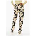 Etro 5 Pocketed Floral Patterned Denim Pants 2