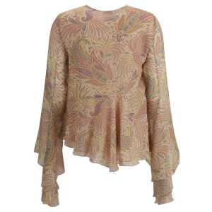 Etro Paisley Print Silk Blouse 2