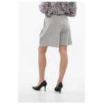 Fabiana Filippi Faux Suede Shorts With Double Pleats 3