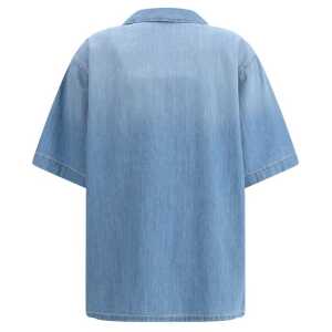 Fabiana Filippi Short Sleeve Denim Shirt 2