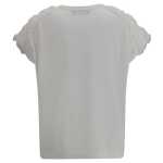 Fabiana Filippi T Shirt With Tulle Appliques 2