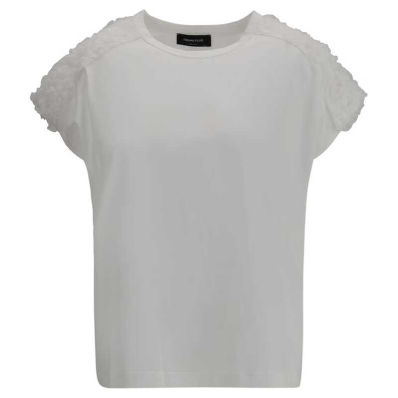 Fabiana Filippi T-Shirt with tulle appliqués, theFeinheit