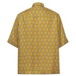 Fendi Yellow Silk Shirt 2