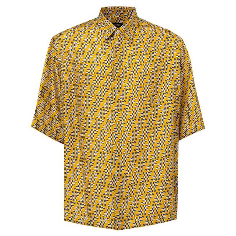 Fendi Yellow Silk Shirt, theFeinheit