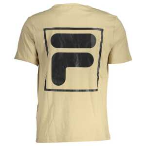 Fila Beige Cotton T Shirt 2