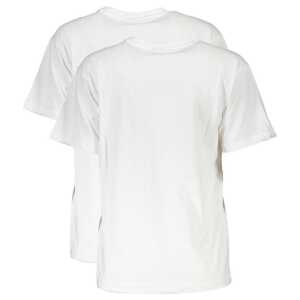 Fila White Cotton Tops T Shirt 2