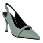 Furla Green Leather High Heel