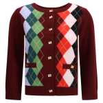 Ganni Check Cardigan 4