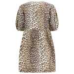 Ganni Leopard Mini Dress