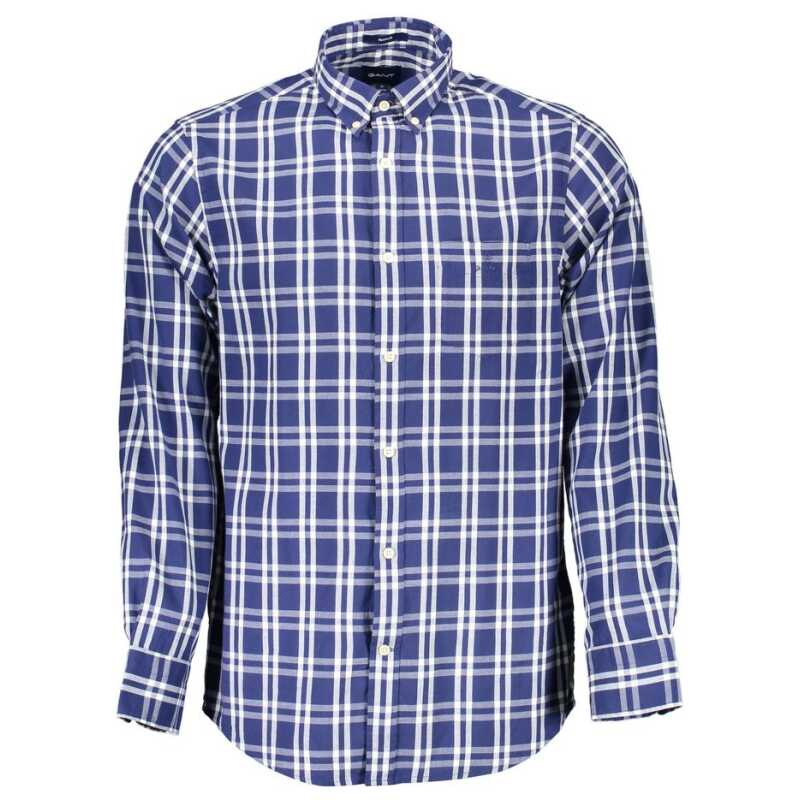 Gant Blue Cotton Men Shirt, theFeinheit