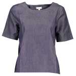 Gant Blue Cotton Unisex T Shirt 3