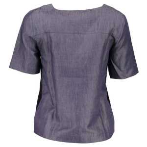 Gant Blue Cotton Unisex T Shirt 4