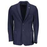 Gant Blue Wool Blazer Jacket