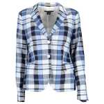 Gant Light Blue Cotton Women Jacket 2