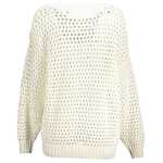 Gant White Cotton Women Sweater