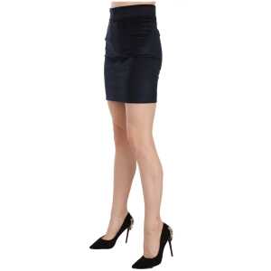 Gf Ferre Chic High Waist A Line Mini Skirt