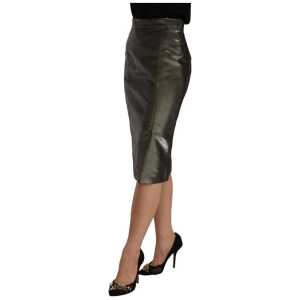 Gf Ferre Chic High Waist Pencil Midi Skirt