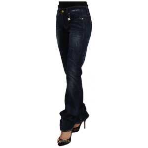 Gf Ferre Chic Mid Waist Straight Cut Jeans