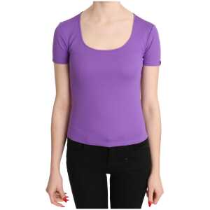 Gf Ferre Chic Purple Casual Top For Everyday Elegance 5