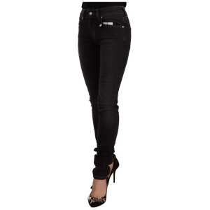 Gf Ferre Chic Slim Fit Black Washed Jeans