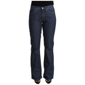 Gf Ferre Elegant Flared Cotton Jeans 3