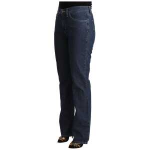 Gf Ferre Elegant Flared Cotton Jeans