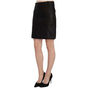 Gf Ferre Elegant High Waist A Line Mini Skirt