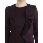 Gf Ferre Elegant Purple Cotton Blend Blazer 4