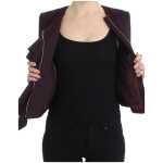 Gf Ferre Elegant Purple Cotton Blend Blazer 5