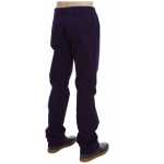 Gf Ferre Purple Cotton Stretch Slim Chinos 3