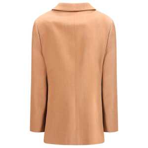 Giorgio Armani Double Breasted Satin Blazer 2