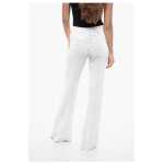Givenchy Perforated Viscose Blend Flared Fit Pants With Monogram Moti 2