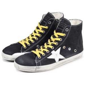 Golden Goose Black Canvas Sneaker 2