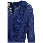 Gucci Blu Viscose And Cotton Mid Long Dress 3