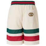 Gucci Cream Polyester Logo Shorts 2
