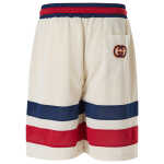 Gucci Cream Polyester Logo Shorts 7