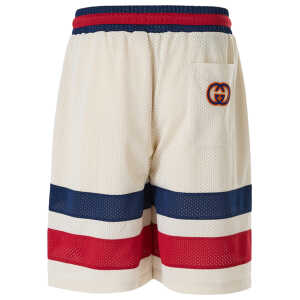 Gucci Cream Polyester Logo Shorts 7