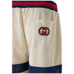 Gucci Cream Polyester Logo Shorts 8
