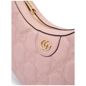 Gucci Light Pink Leather Shoulder Bag 2