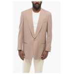 Gucci Mohair Blend Blazer With Shawl Lapel