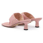 Gucci Mystic Pink Nappa Charlotte Leather Sandals 3